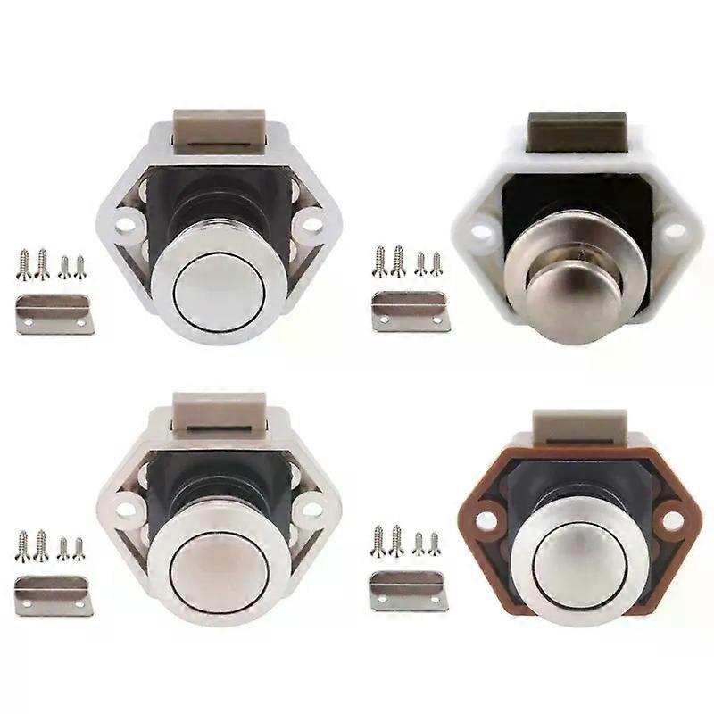 Non for Key Round Flush Pull Slam for Latch Embedded Pulling Ring Lock for RV J60F