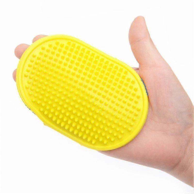 Pet Bath Brush Grooming Shampoo Brushes Adjustable Ring Buckles -t