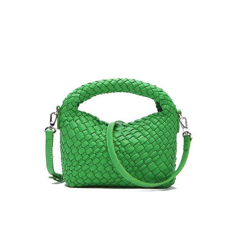 Green Handbag Female Mini Small Bag Hand-woven