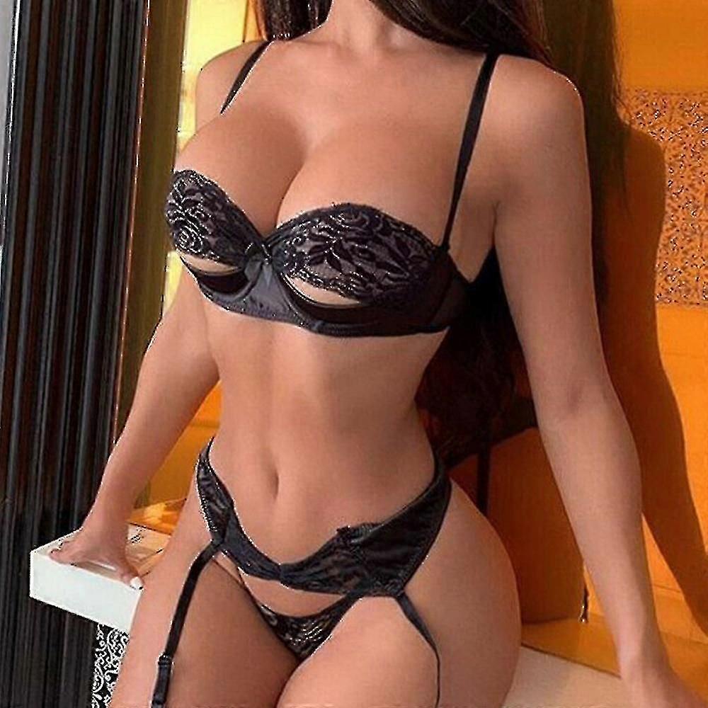 Damen Dessous Set Unterwäsche BH+String