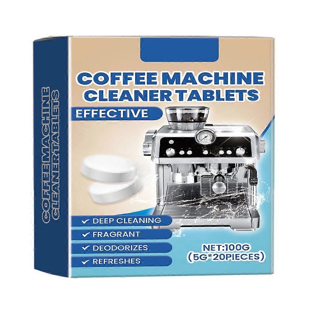 20Pieces Coffee Machine Cleaning Effervescents Tablets for Easy Maintenances