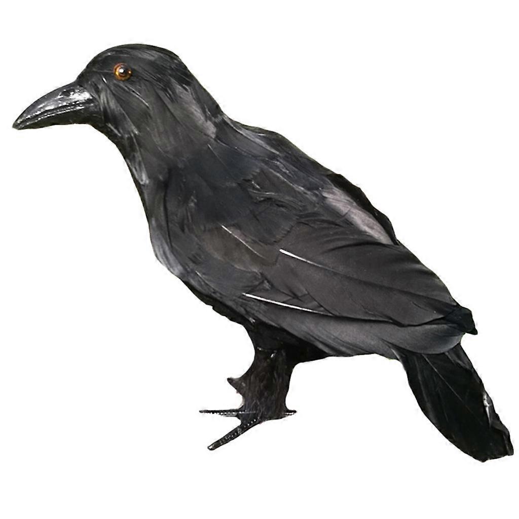Ravn Sort Krage Håndværk Realistiske Fugle Til Hjem, Have, Gård-01