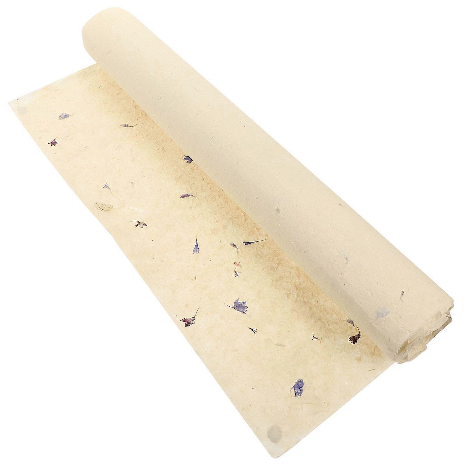 Natural Flower Design Wrapping Paper Folded Gift Wrapping Paper Craft DIY Paper