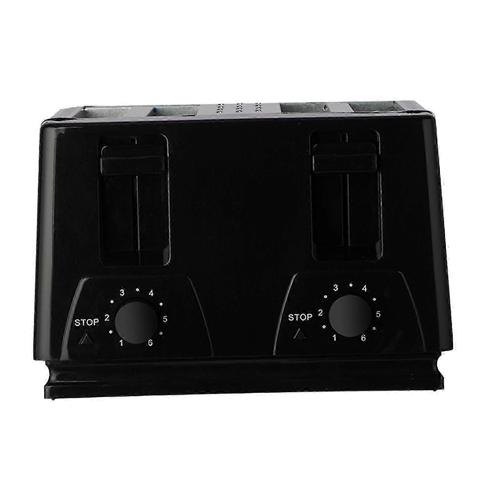 4-Slice Toaster with 6 Adjustable Settings for Bagels, Sandwiches, Burgers, Countertop Machine