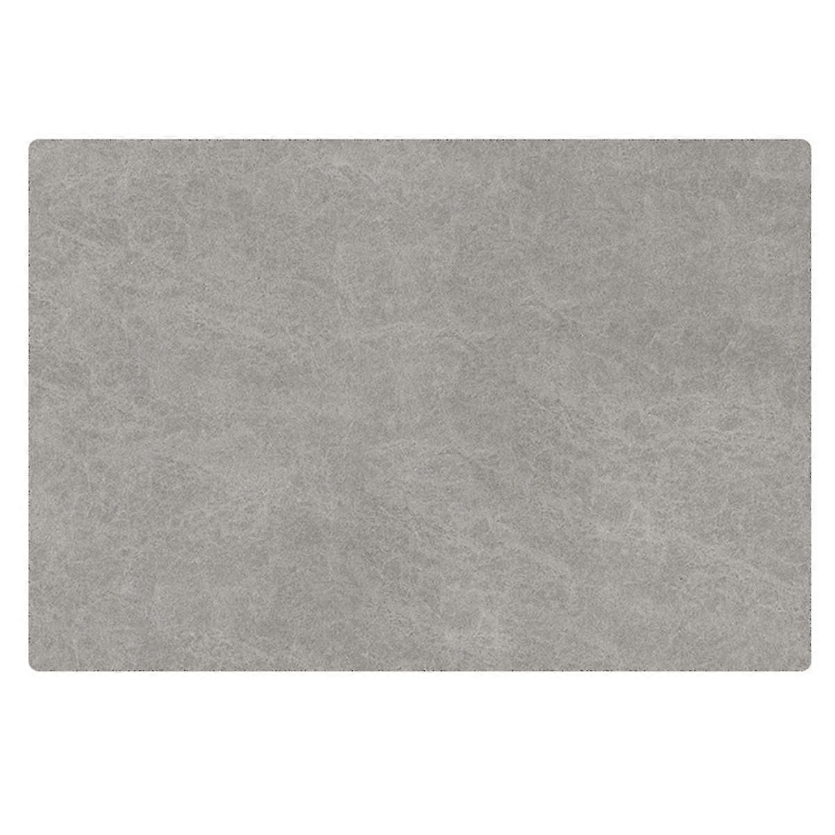 Grey Quick Dry Super Absorbent Bath Mat, Rubber Back, Washable