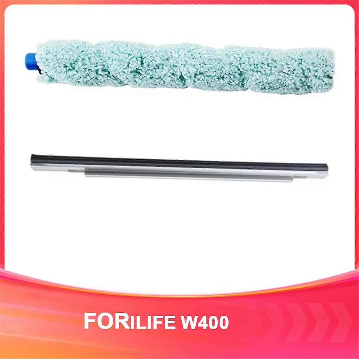 Replacement Roller Brush and Scraper for Floor Washing Robot,Essential Maintenance Kit for Enhanced