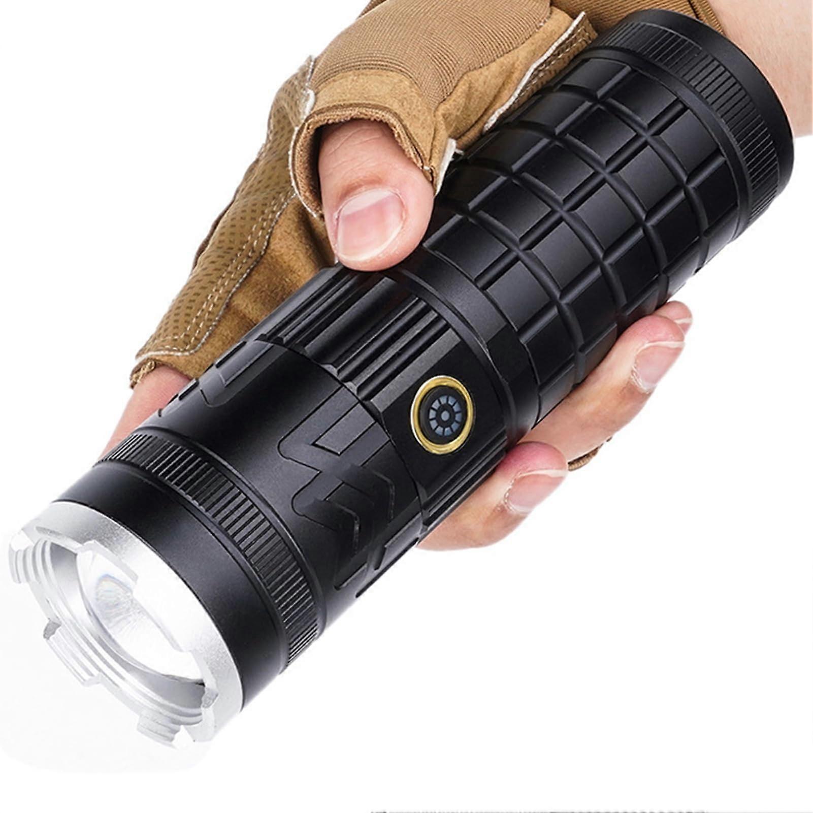 LED Flashlights High Lumens Rechargeable 3000 Lumen Handheld Waterproof IP67 with 5 Lighting Modes and Durable Design