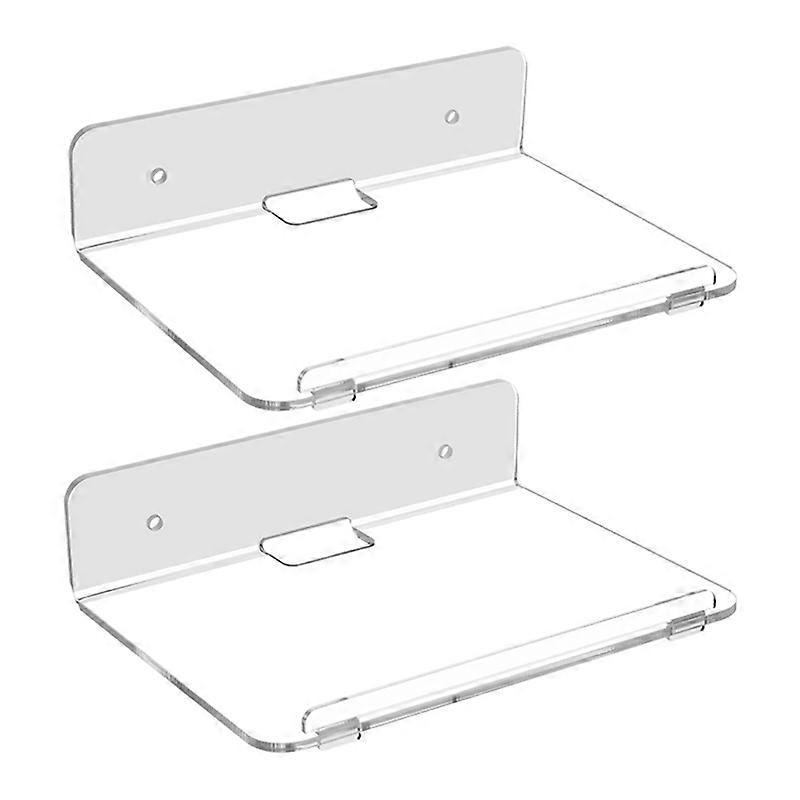 Acrylic Wall Shelf Set 2 for Security Cameras,Speakers