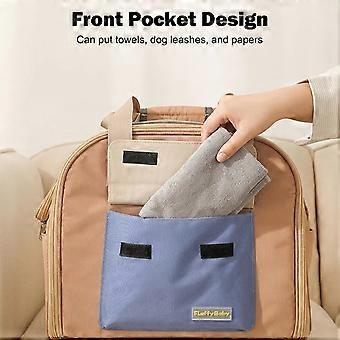 Breathable Car Pet Carrier Portable Bag for Small Dogs and Cats Enhanced Ventilation Large Capacity Space Safety Detail Design Comfort Consideration