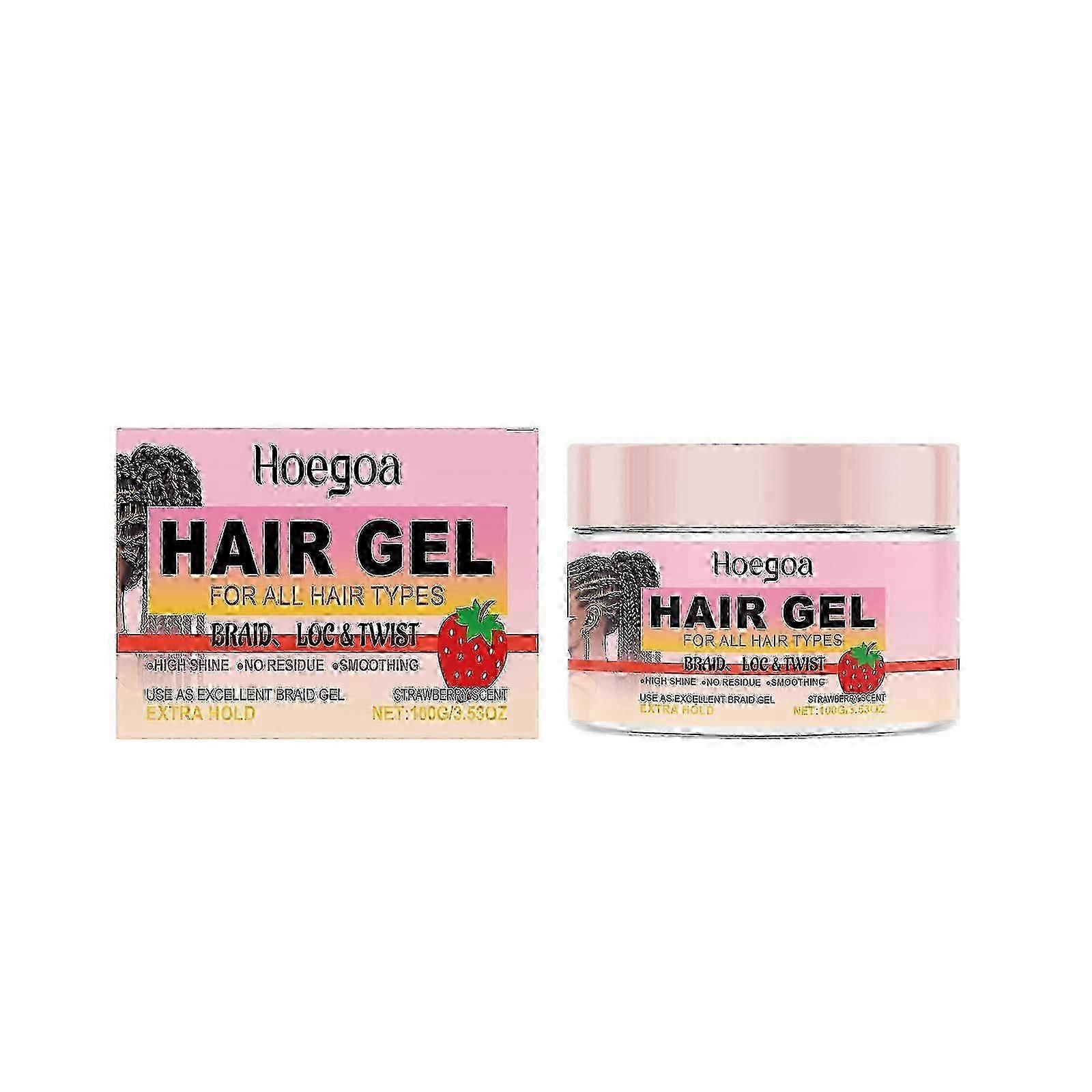 Hoegoa Hair Braiding Styling Gel Moisturizing hair styling, long-lasting, refreshing and shiny dreadlock styling gel