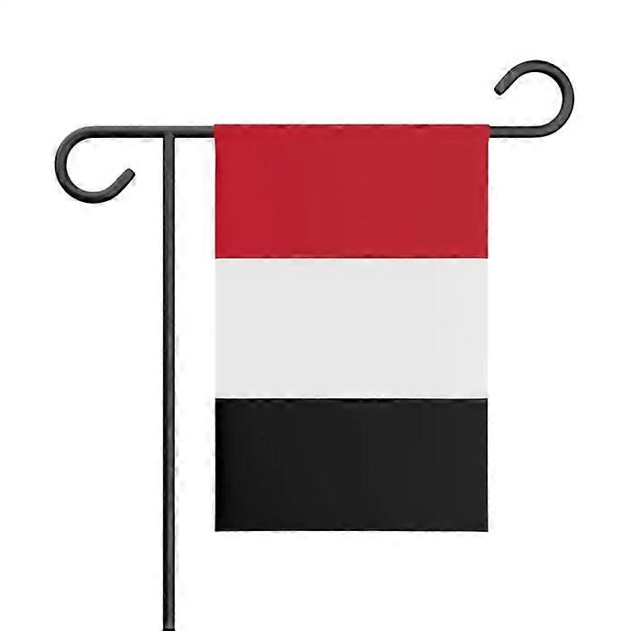 Flag - Multicolor - Yemen - 32 x 47.5 cm - Polyester - Front/back