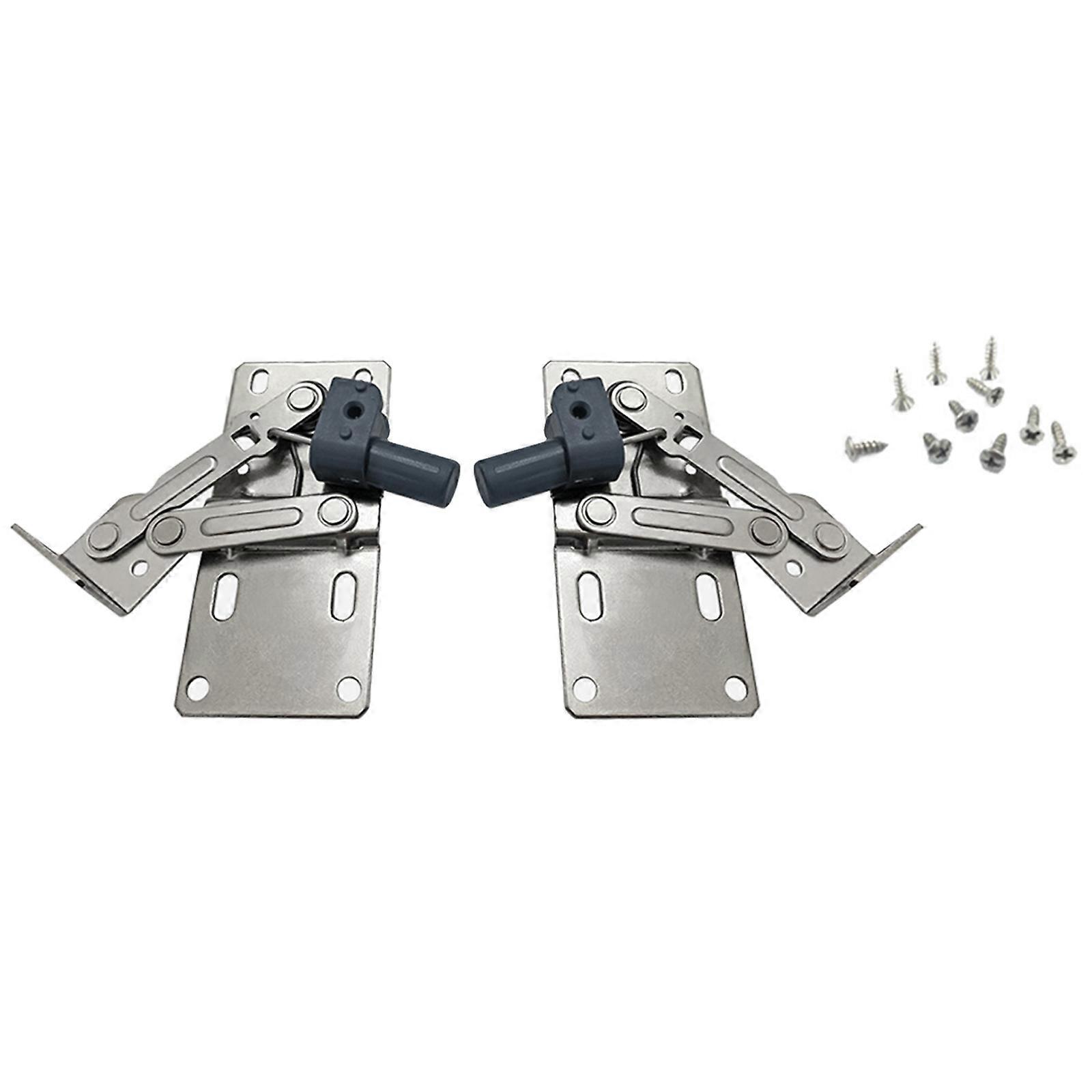 2Pcs Flip Hinge Corner Cabinet Hinge Sink Base Hinge Spring Small Hinges Steel 45 Degree Hinge Cabinet Installation Tool