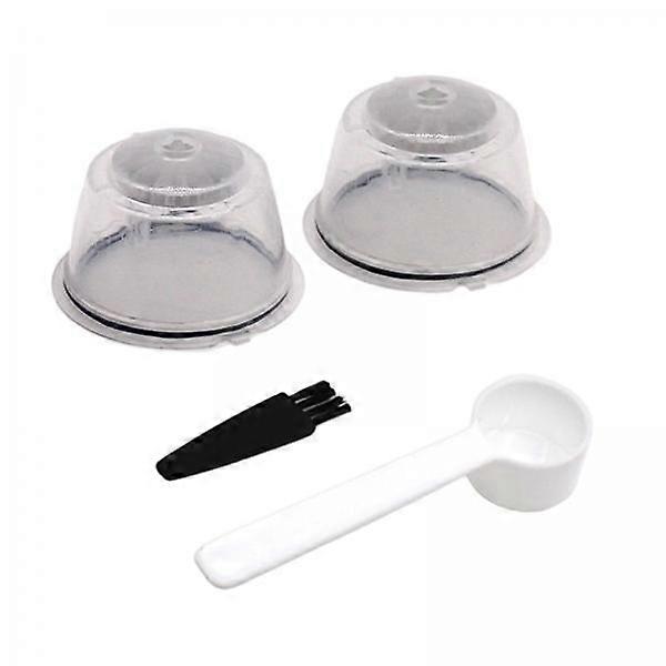 4x2 Pieces Coffee Spoon Brush Baskets Pod Portable Replacement for Cafe