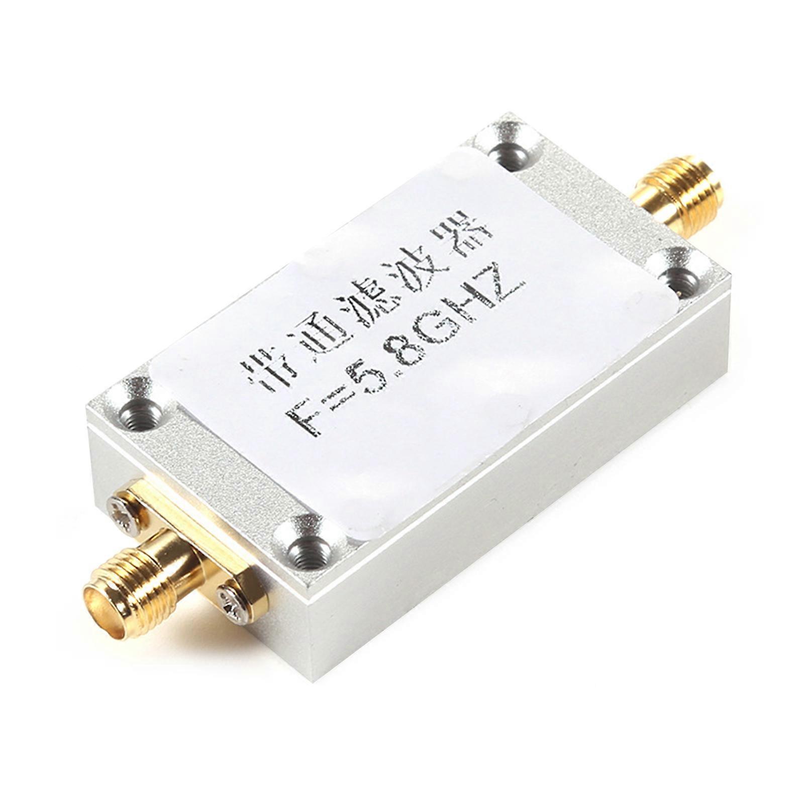 Aviation Band 5.8GHz Bandpass Filter Easy Installation Air Band Radio Frequency Bandpass Filter for Clear Transmission