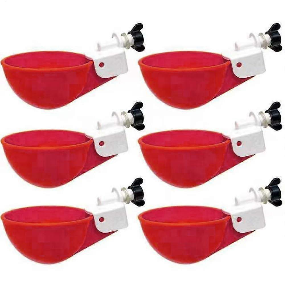 Automatic Chicken Waterer, 10-Pack Poultry Drinking Cups Set for Chicks, Geese and Turkeys