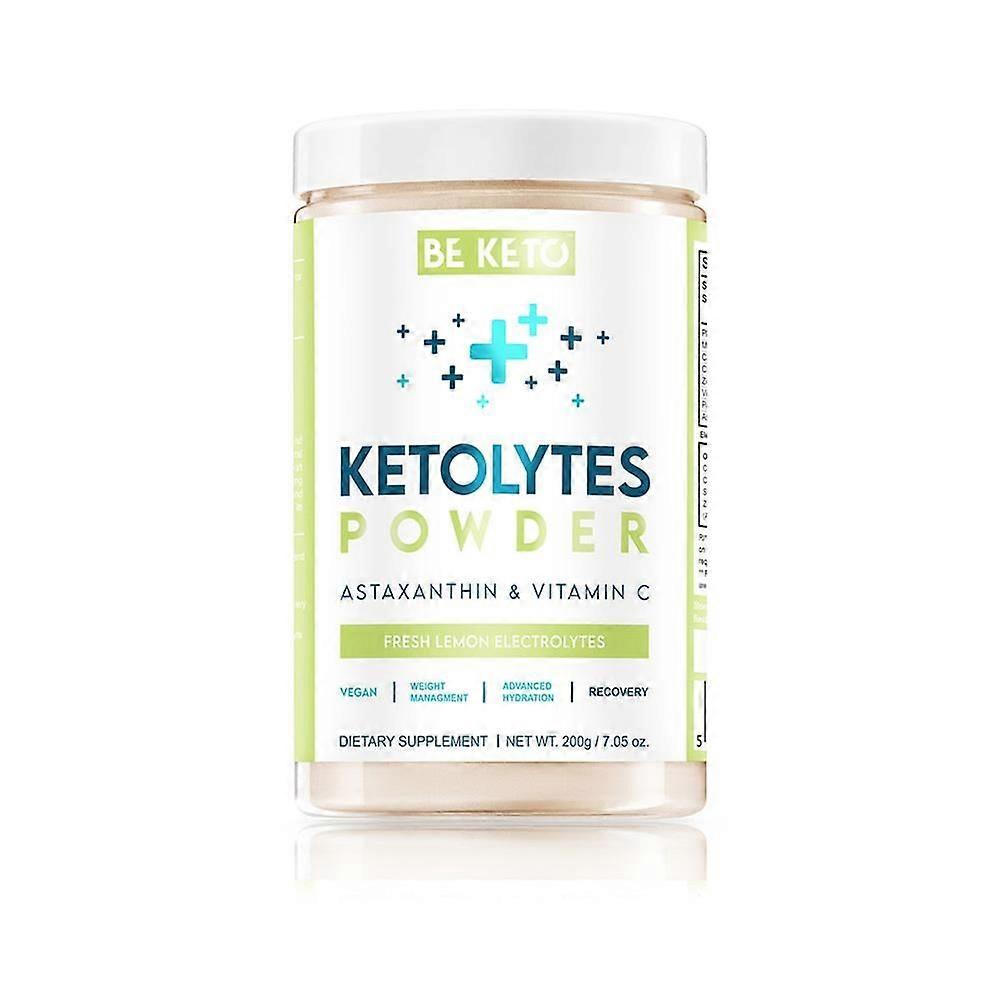 BeKeto Keto Electrolytes Powder Fresh Lemon 200g