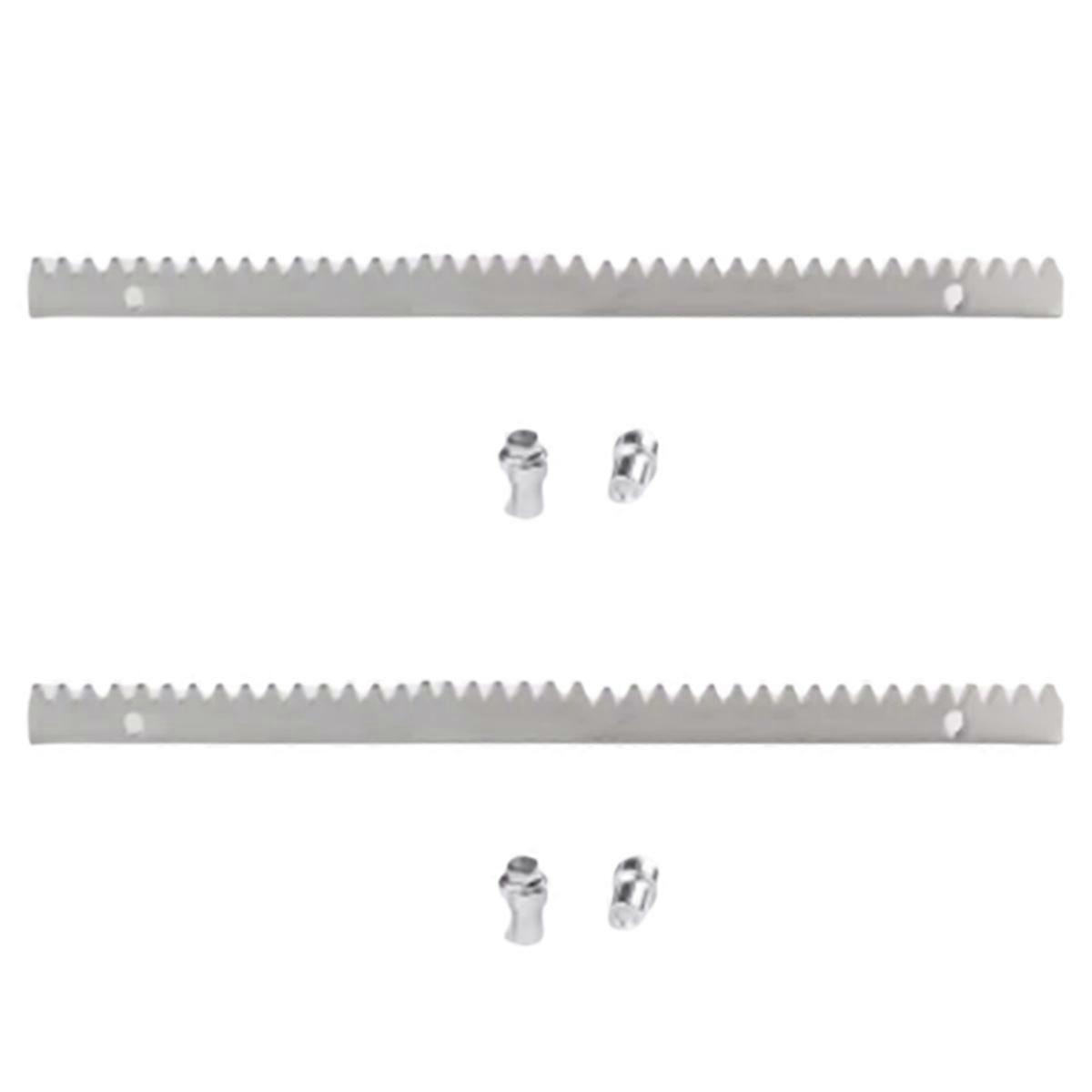 Sliding Gate Motor Gate Galvanized Steel Gear Rail Rack Metallic Zipper Per PCS 50CM Extend with Sc