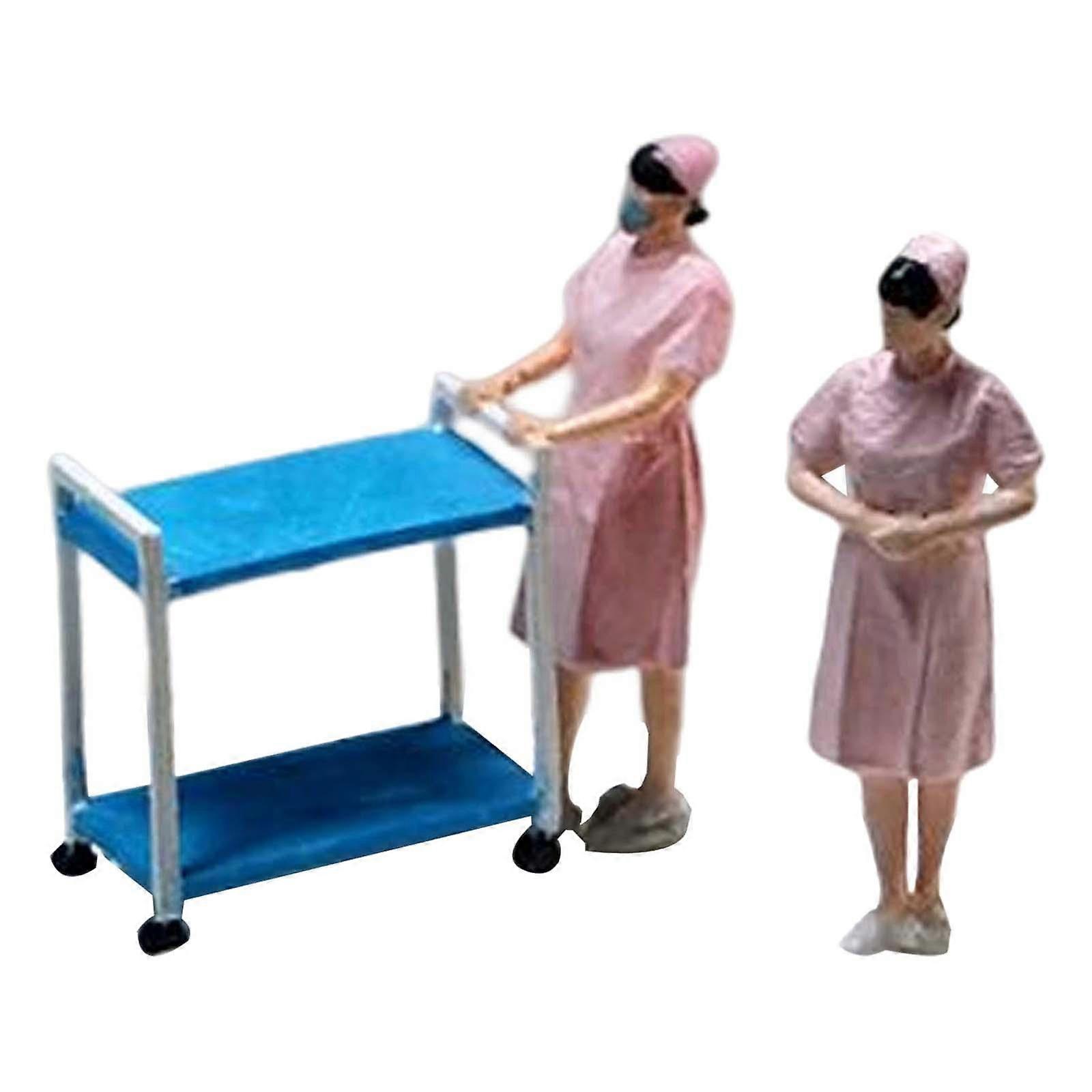 1:64 Scale People Figure Photo Props Table Ornaments