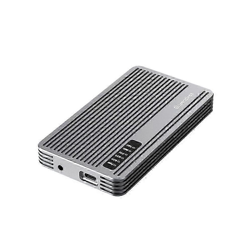 Dual Bay Mobile Hard Disk Box 20Gbps M.2 SATA/NVMe SSD Enclosure-Dual Bay NVMe SSD Case US PLUG