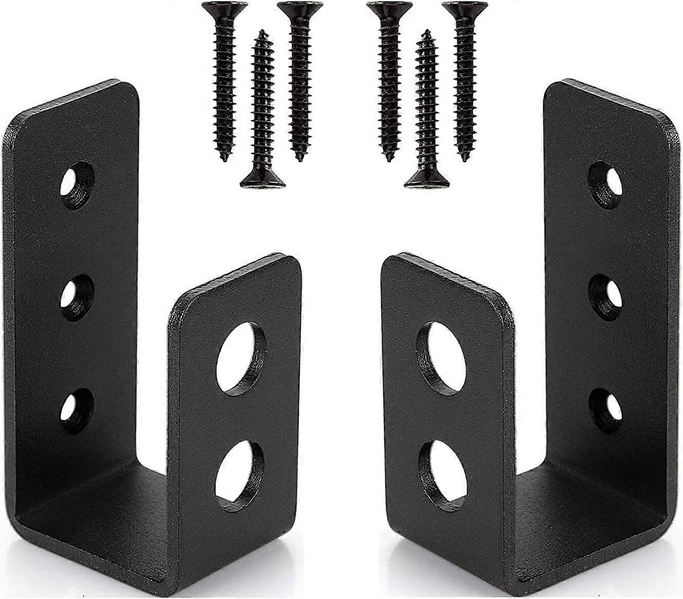 Lot de 2 supports 2 x 4 doors with a strong, U-shaped security bar