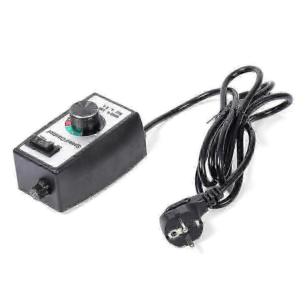 230V Stepless Speed Controller EU Plug Ideal Fan Dimmer for Quiet Operation