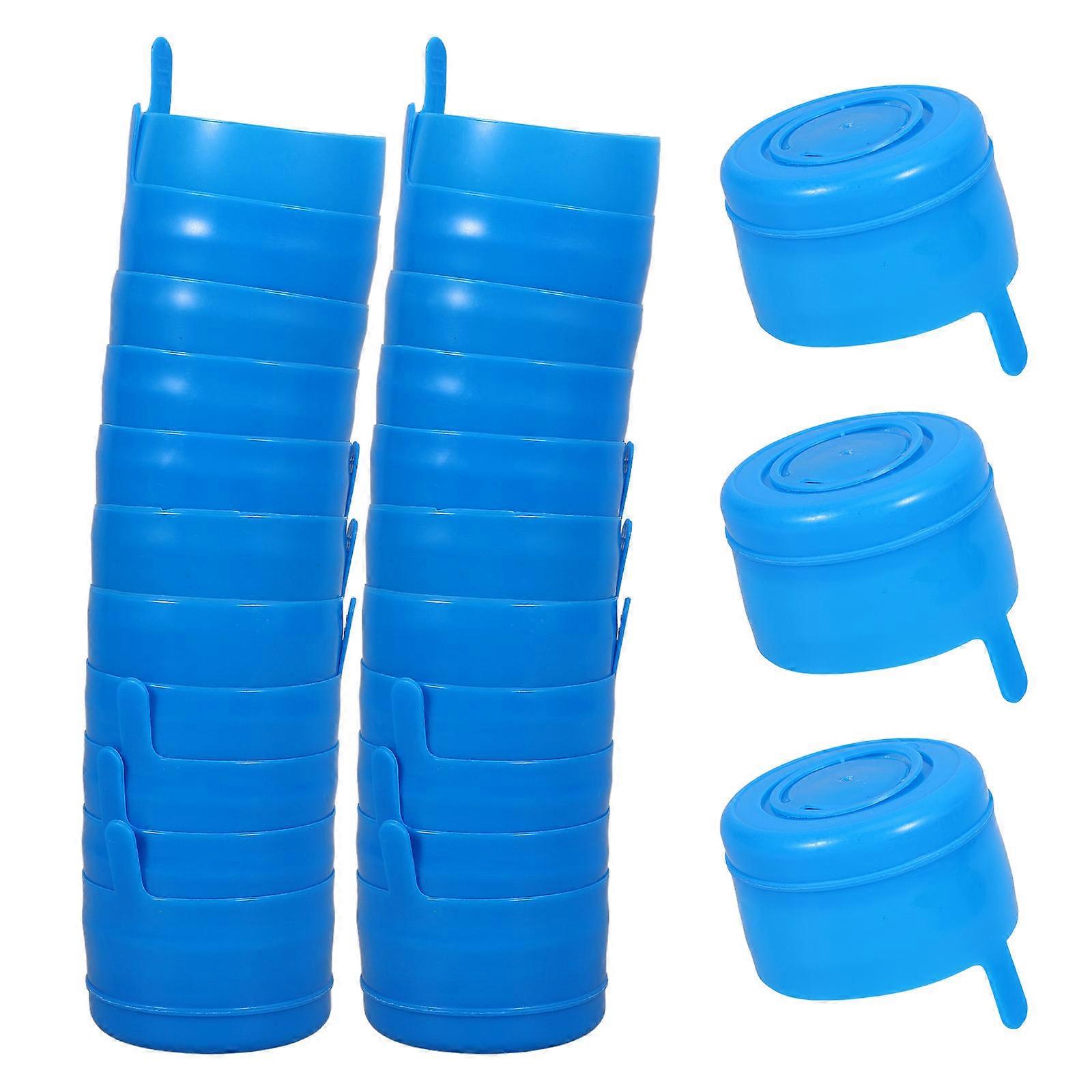 25pcs Reusable Water Dispenser Smart Cap for Buckets, Airtight Seal Dust Cover, Pure Bucket Screw Replacement for Home & Office Use