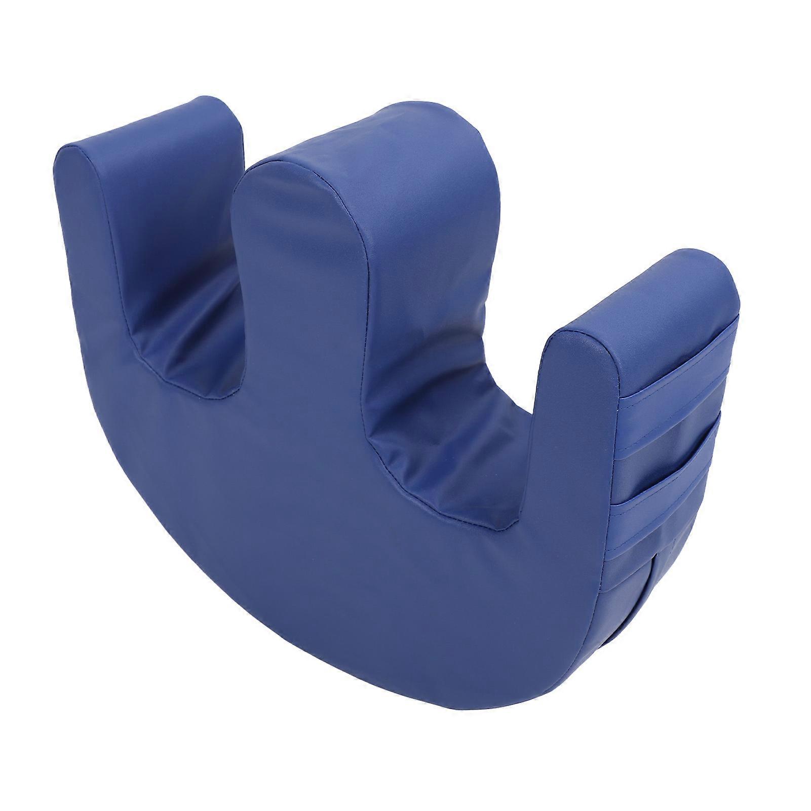Patient Turning Device U Shaped Turning Pillow Anti Decubitus Multifunctional Soft Nursing Device for Elder Bedridden Blue