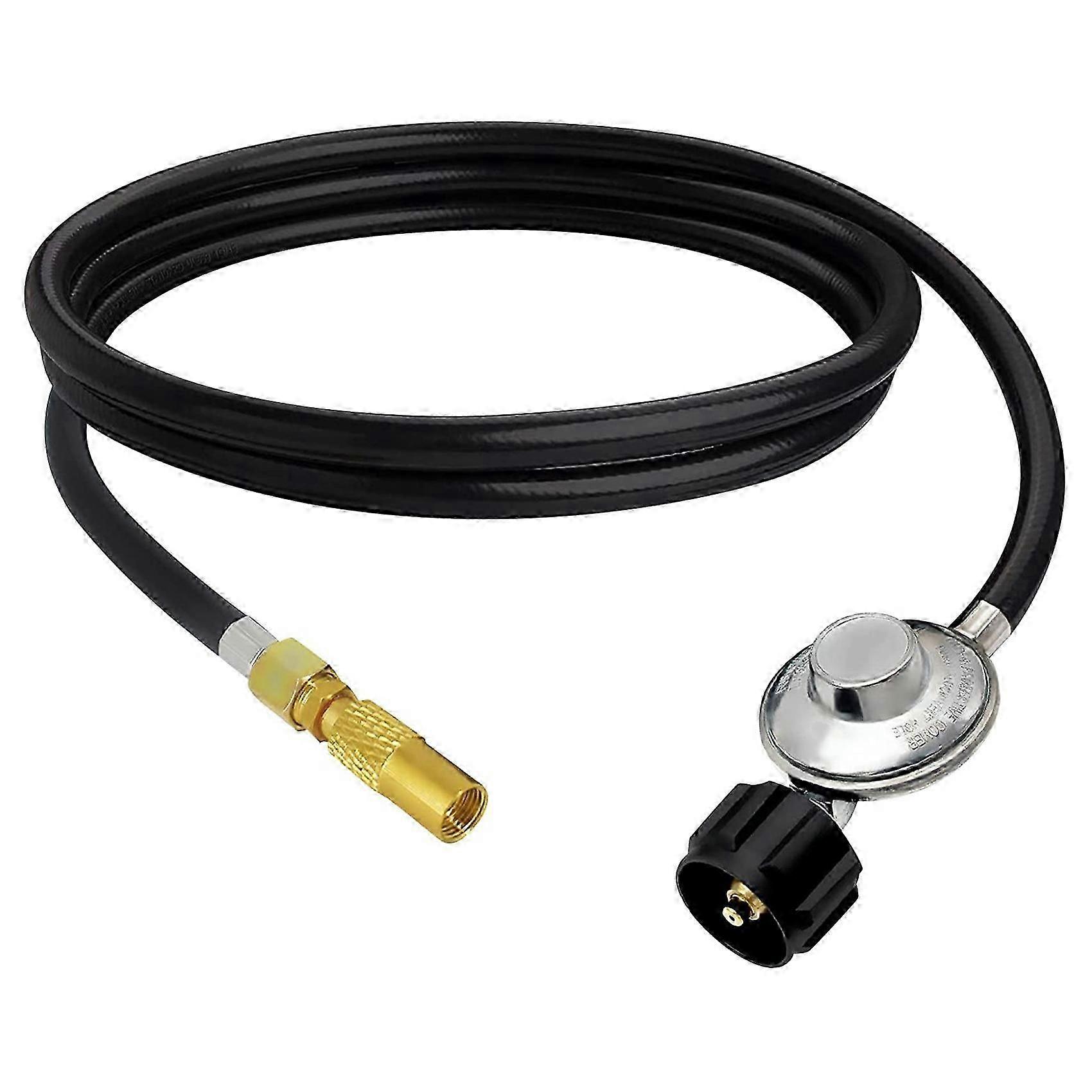 5Ft Propane Hose & Regulator Kit compatible with ,QCC1 Low-Pressure