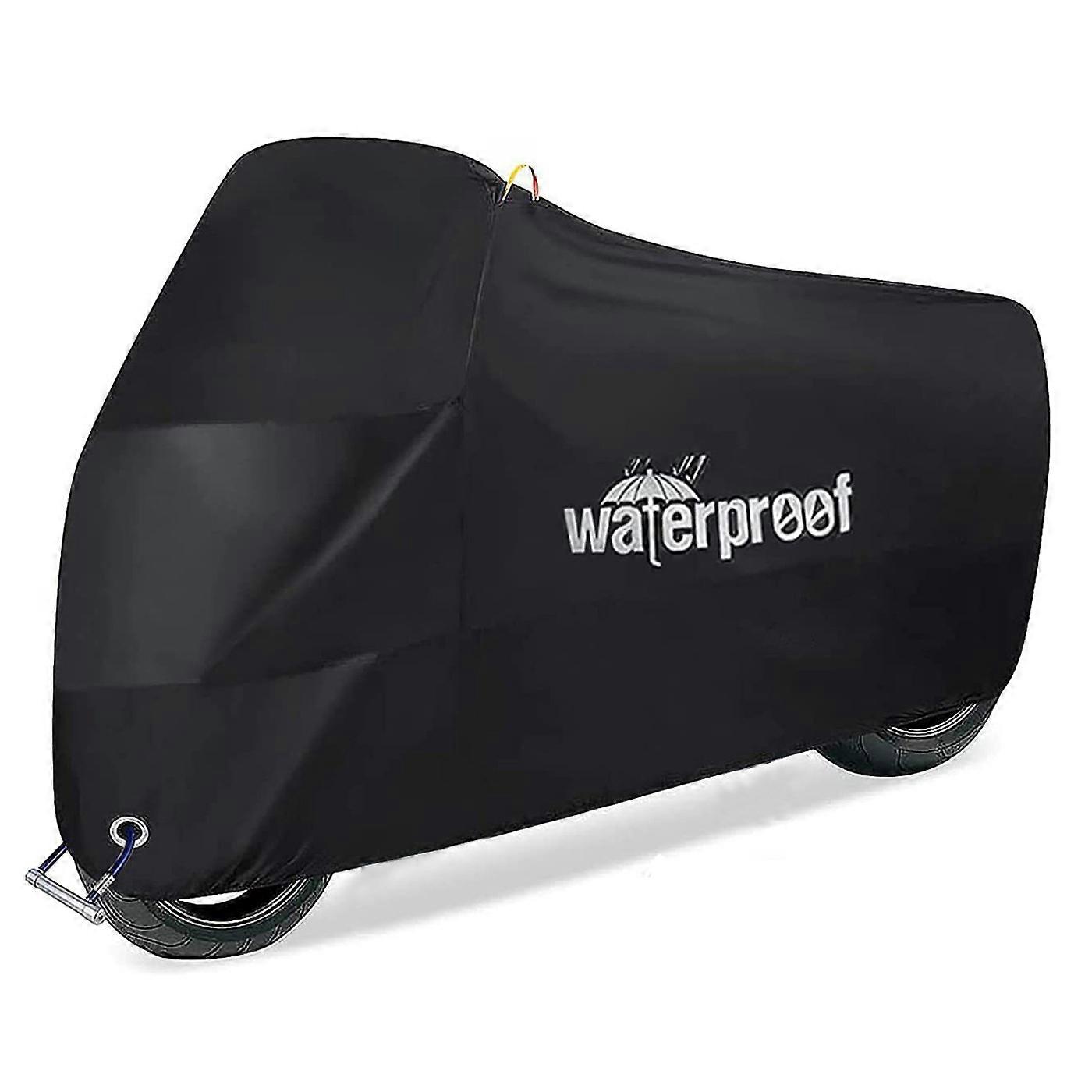 Oxford Motorcycle Cover Waterproof Sun Dust Proof for M/L/XL/XXL/3XL/4XL Bikes Black