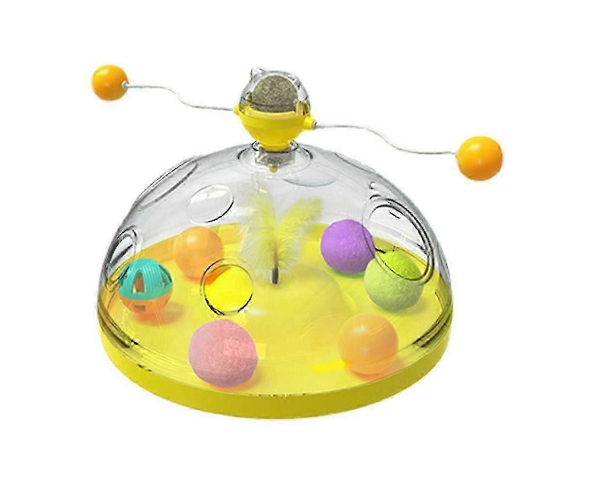 Interactive Windmill Teasing Cat Toy