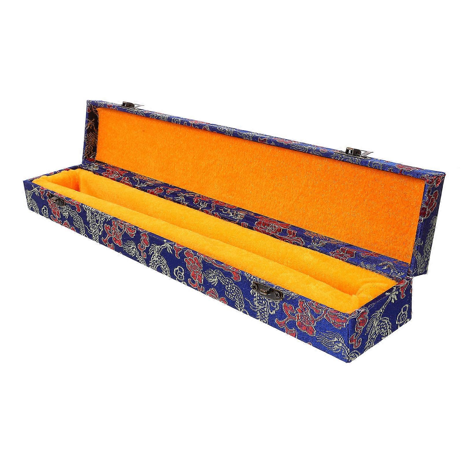 Storage Box Picture Scroll Storage Container Gifting Rectangular Flannel Storage 1Pack