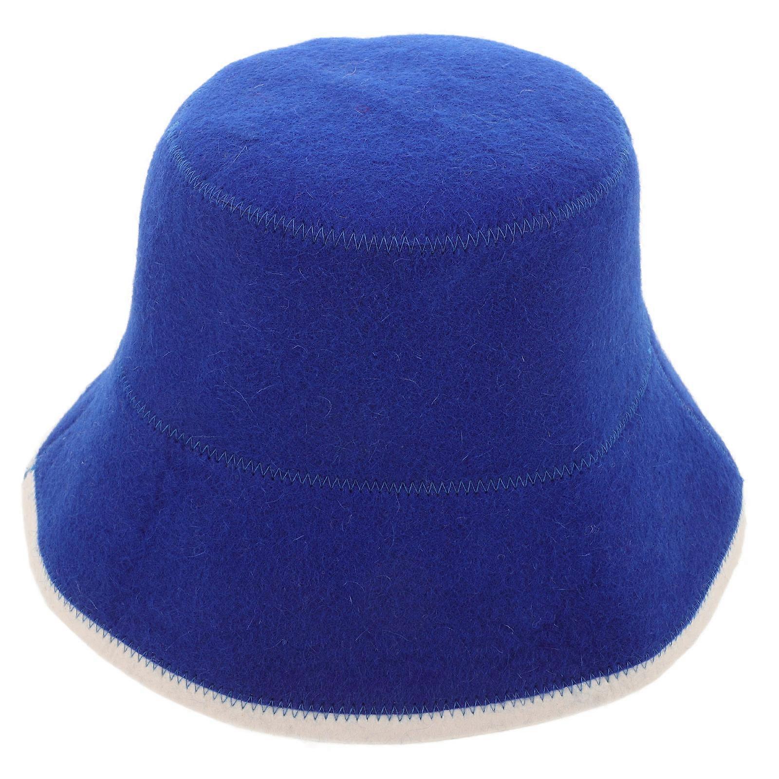 Water Absorption Bath Cap Felt Wool Sauna Hat For 1Pcs