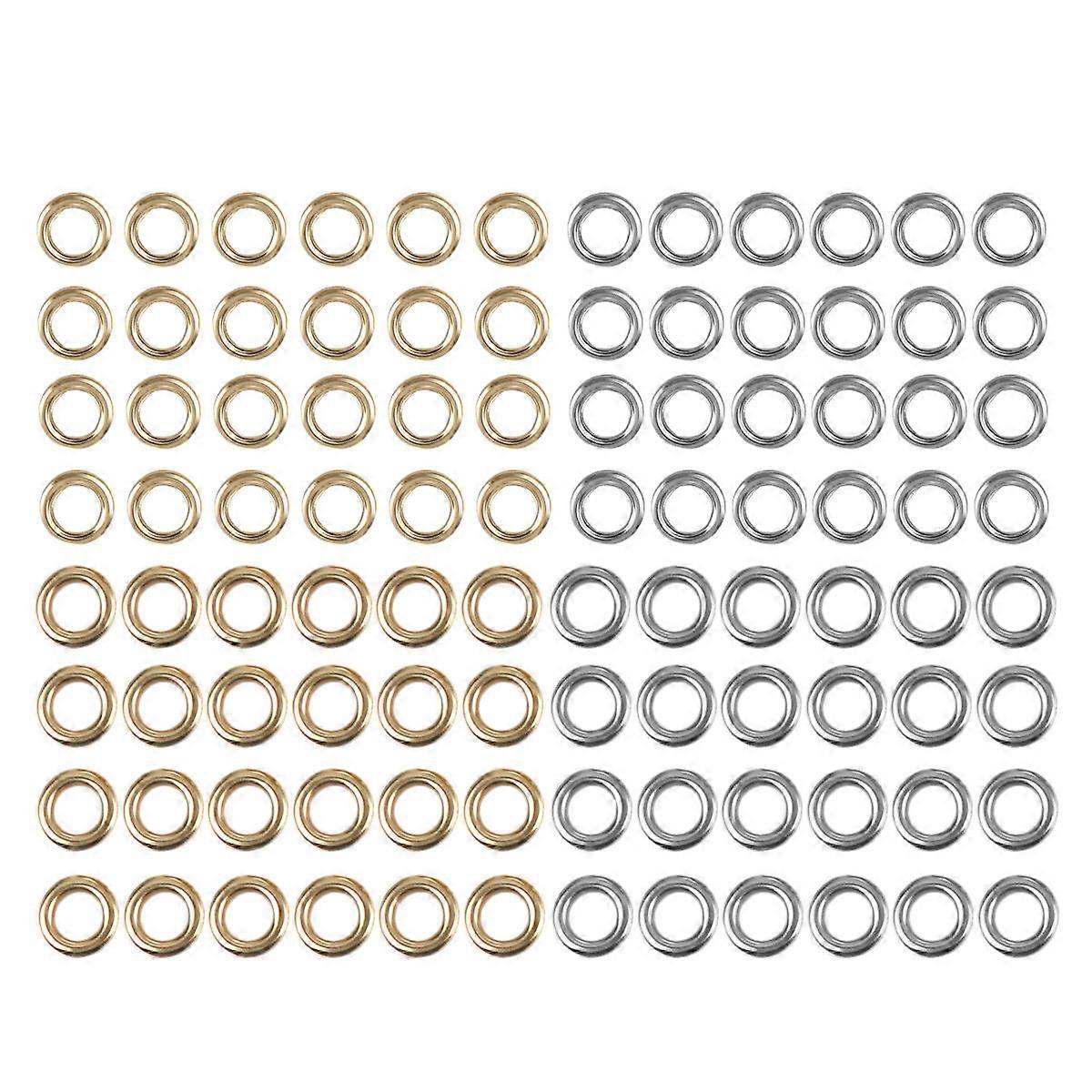 Metal Eyelet Kit Grommet Hand Tool Diy Projects Outdoor Projects Curtain Clothing Leather 18x12x3cm 100 Sets