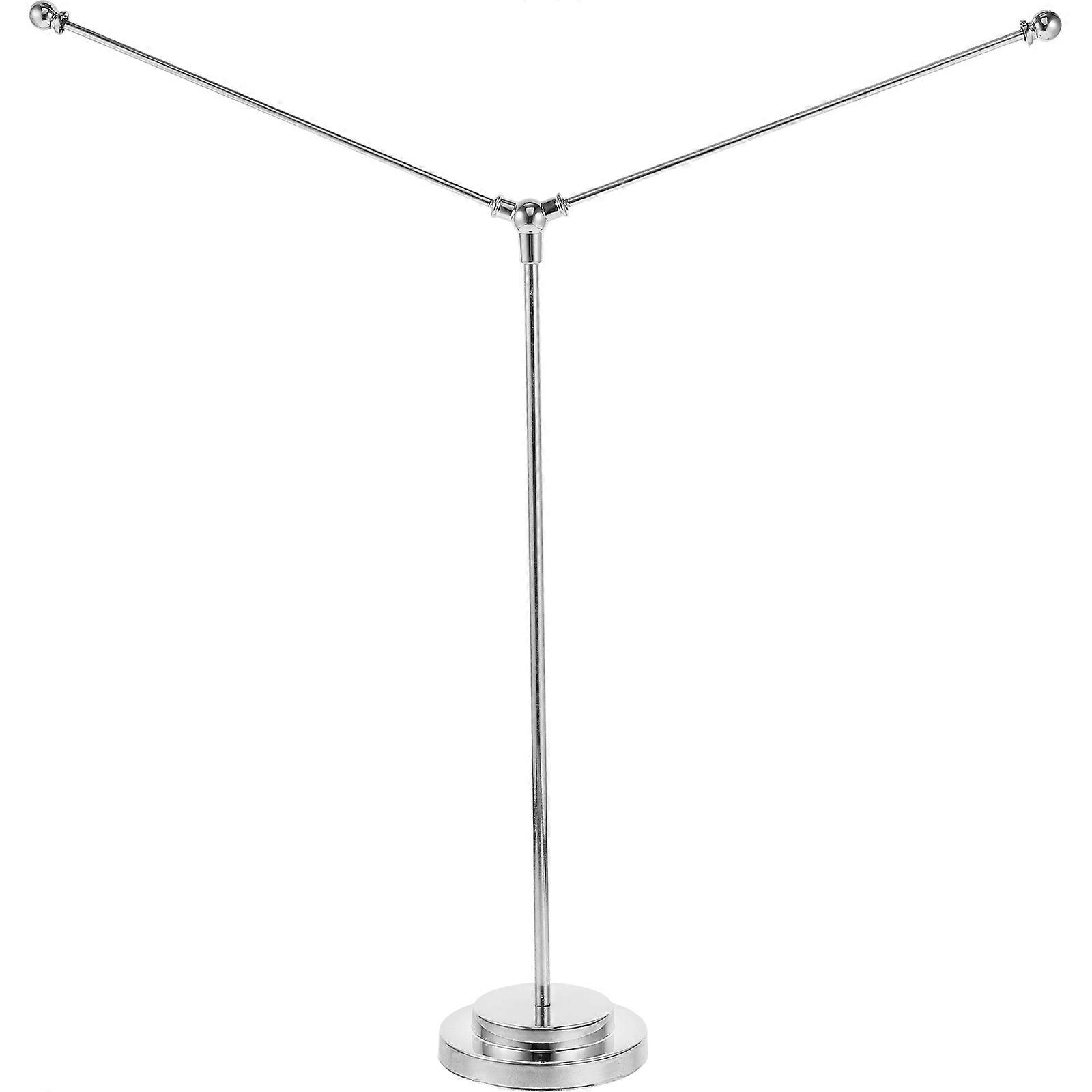 Stable Desktop Flag Pole Stand for Conference Rooms Shaped Base Nail Flag Display Holder for Tabletop Use
