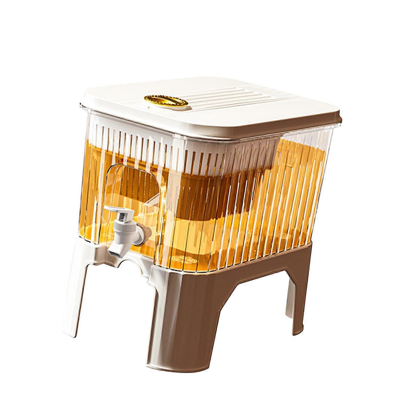 Beverage dispenser with water cooler container PP plastic spout tap lid Ref: 7131