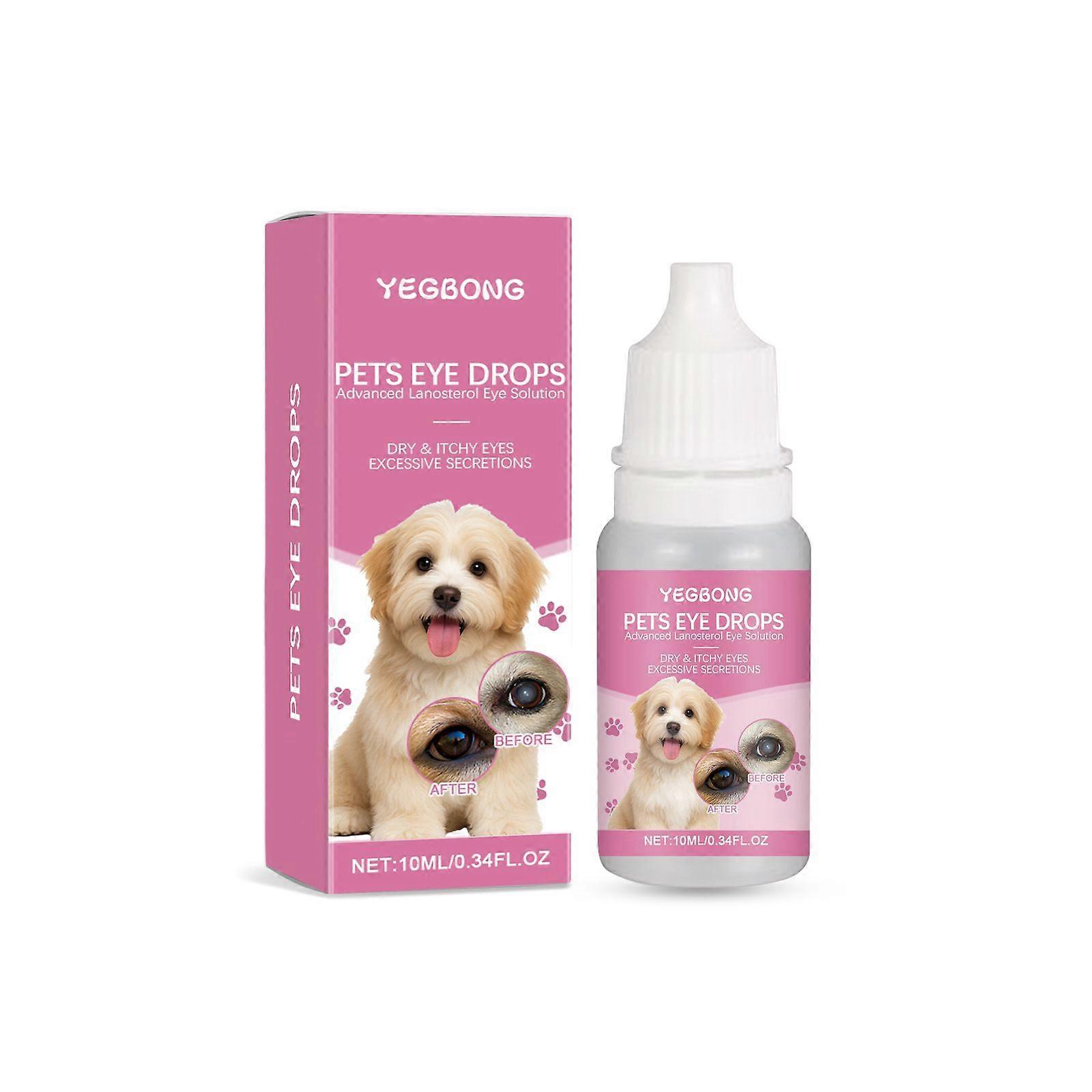 PET Dog Eye Drops,Eye Drops for Dogs and Cats,Dog Eye Infection Treatment to Soothe Infection Allergy, Relieve Dry Eyes