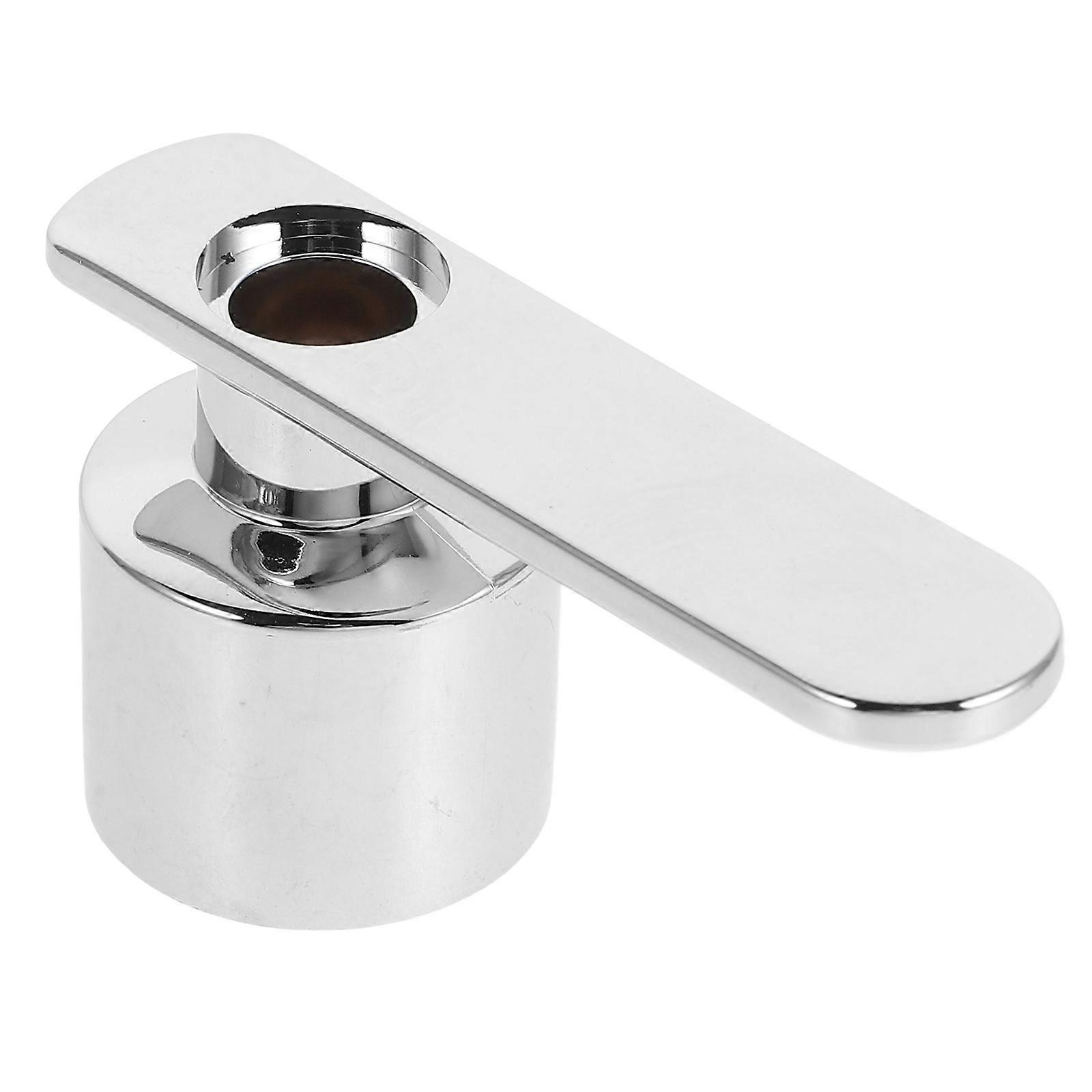 Shower Faucet Handle Replacement in Silver for Faucet Accessories Plastic Material Ergonomic Design Durability 1 Piece