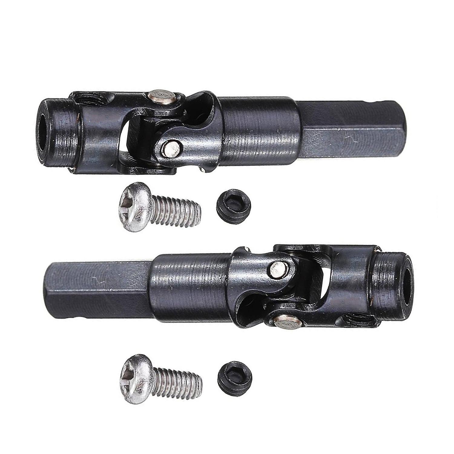 2 Pcs Metal Universal Drive Shaft for C14 C24 C34 C44 B14 B16 B24 B36 1/16 RC Car Parts