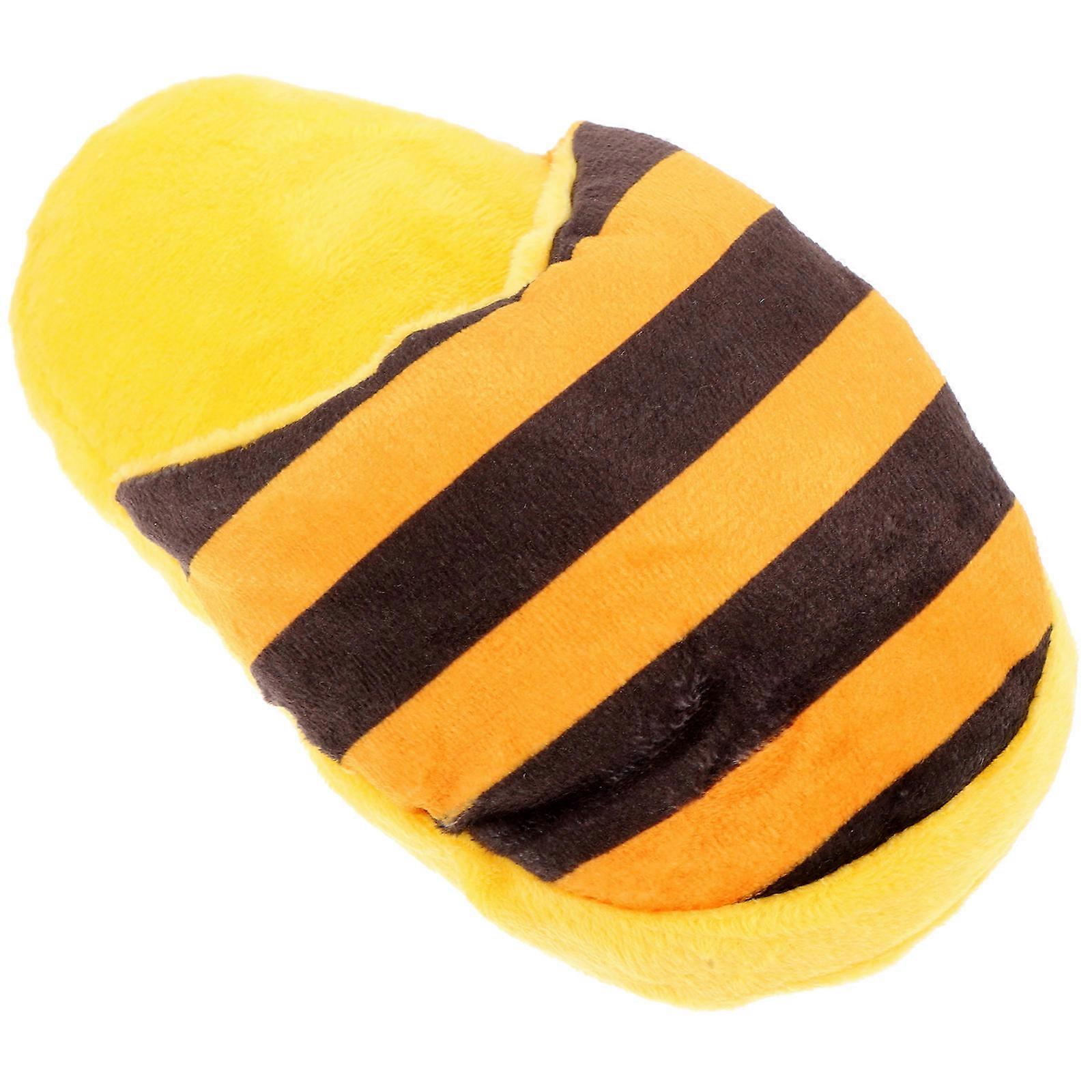 Household Dog Plaything Squeaky Dog Toy Cartoon Slipper Molding Plaything Stuffed Slipper Chewing Toy for Pet Dog 1Pack