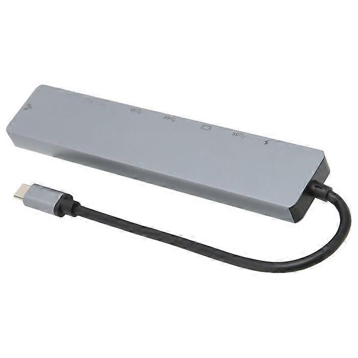 HURRISE 8 in 1 USB C Docking Station for Laptop - RJ45 USB3.0 HD Multimedia
