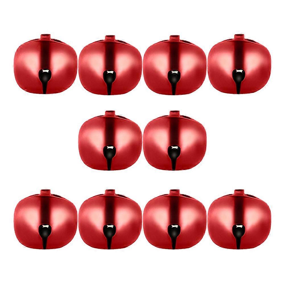 Mini Craft Bells Christmas Bell Decorations Wall Decoration Red 1.5CM Iron Hanging 100Pcs