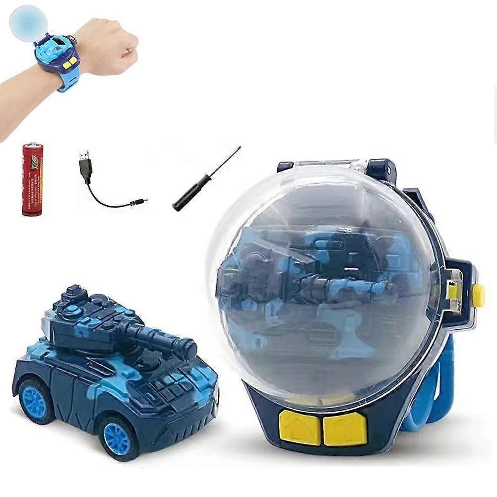 Kids Remote Control Watch Mini Car Toy 2.4GHz USB Charging Small RC Car Christmas Birthday Gift for Boys Girls
