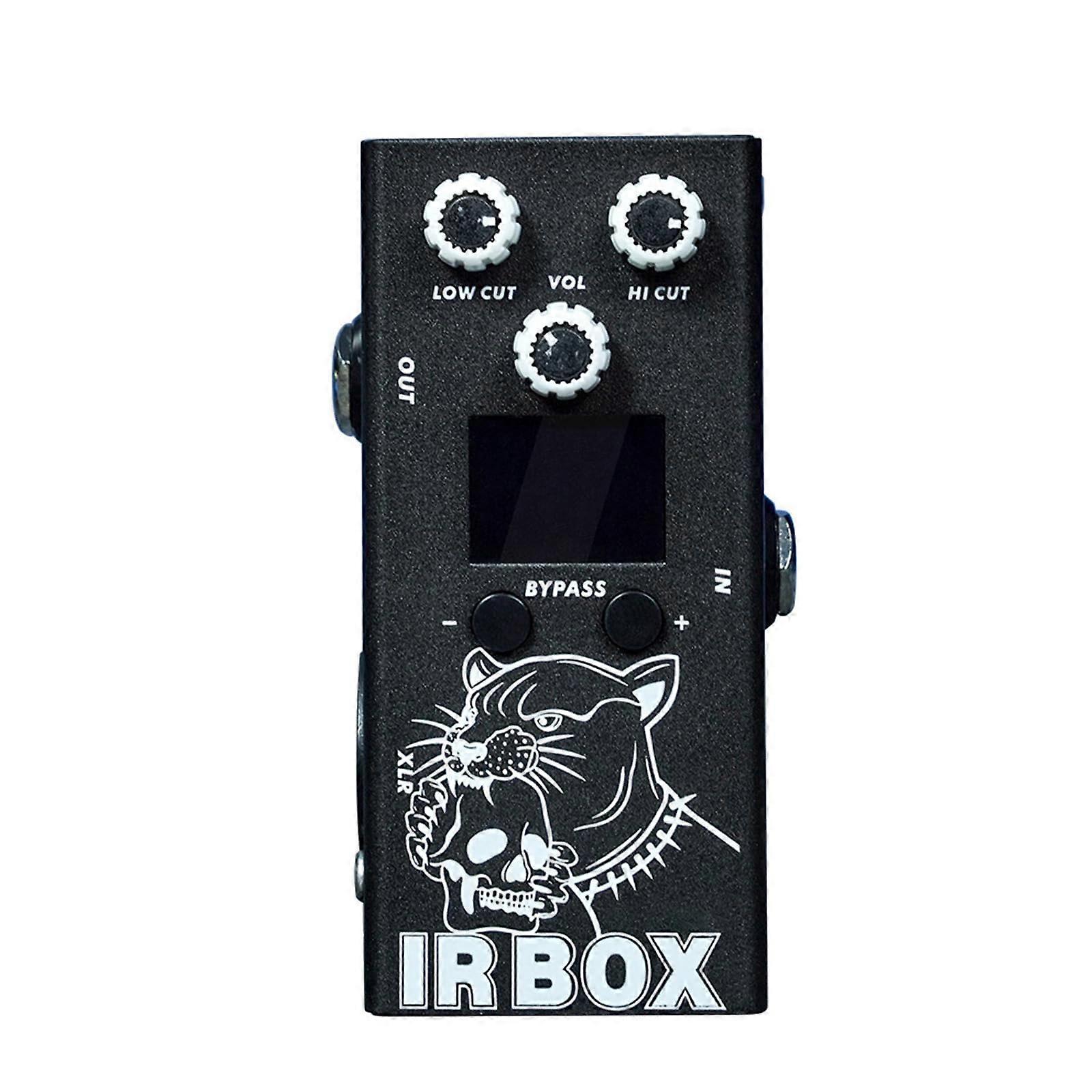 Guitar Box Effects Pedal with Cab Pulse Response Cabs, Speaker Simulator, 9V, 6.35mm Input/Output Interfaces