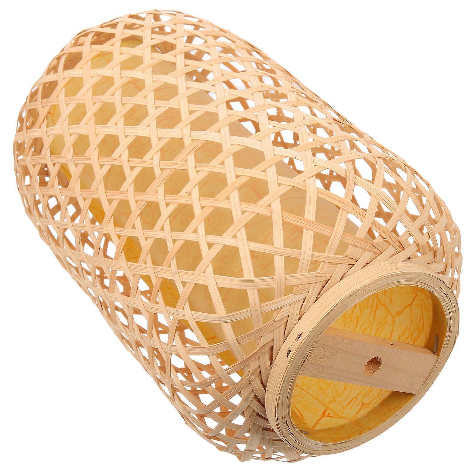 Bamboo Shades For Home Chinese Style Bamboo Lampshade Light Diffusion 30X20CM 1Pack