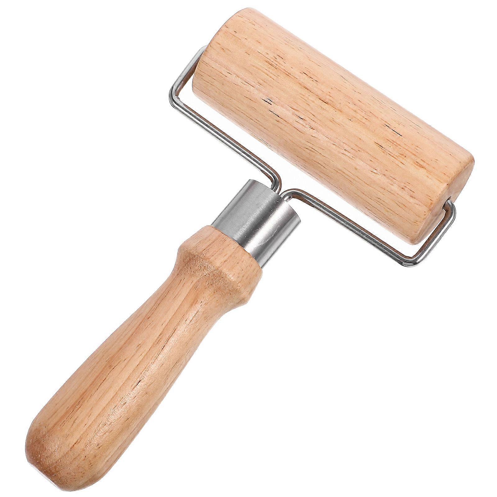 Pastry Rolling Pin Wooden Handle Design Easy To Operate Cooking Baking Tool 1Pcs