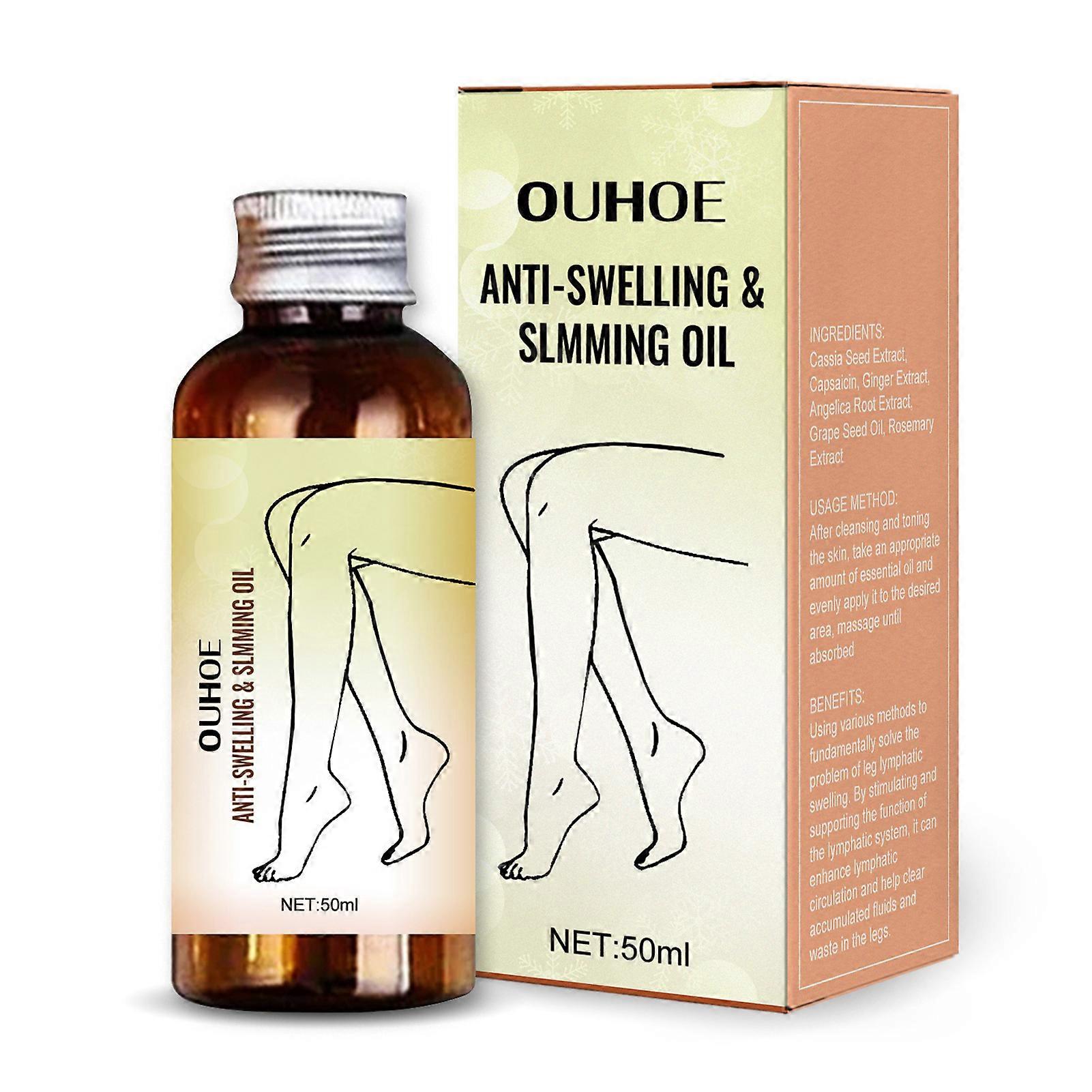 SwellClear Leg Massage Oil - Fast-Absorbing, Non-Greasy, All-Natural Relief for Leg Swelling, Tension & Stiffness, 50ML