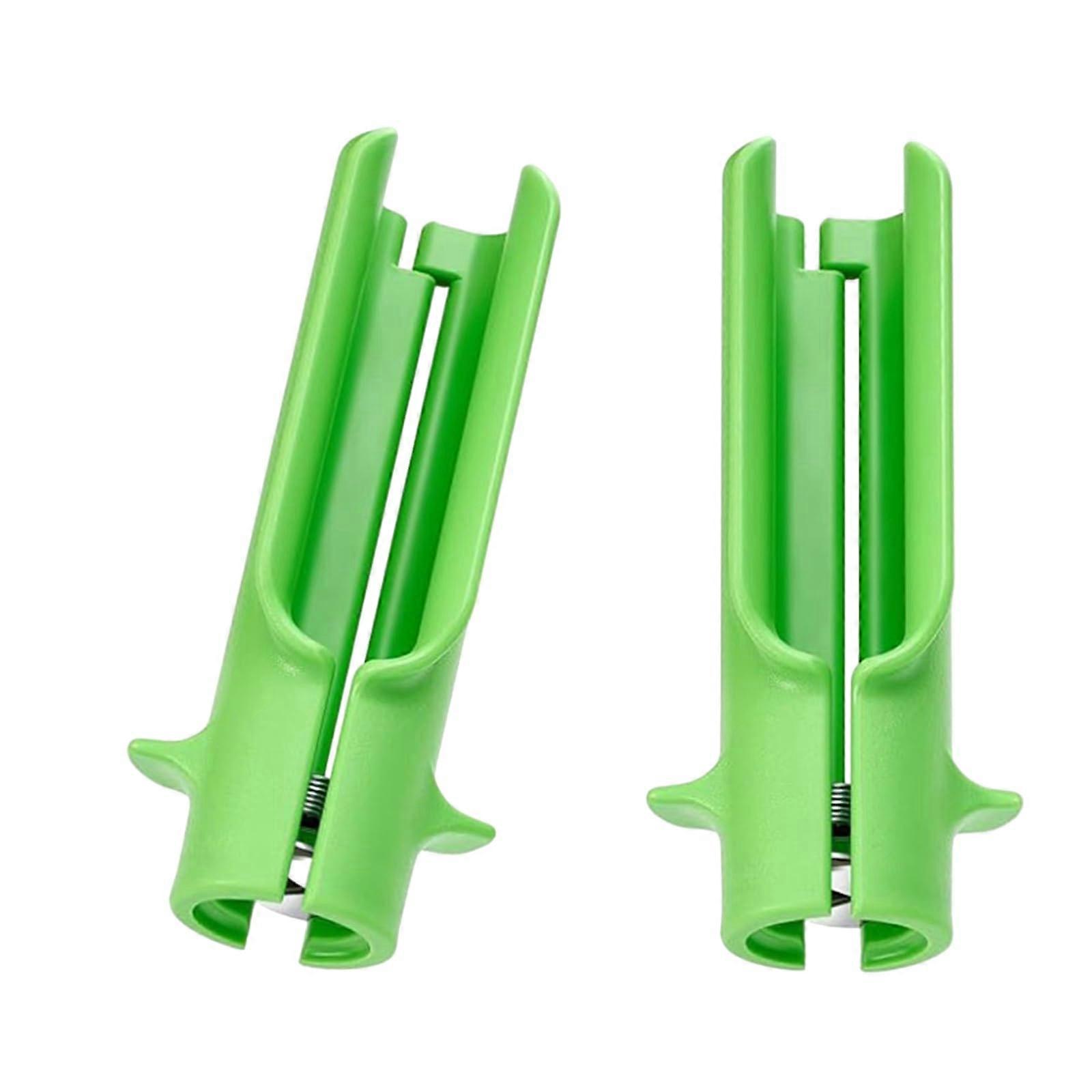 Flower Stripper Tool Thorn Remover 2 Pack for Rose Leaf Stripping, Green, Safe and Easy for Home and Pros