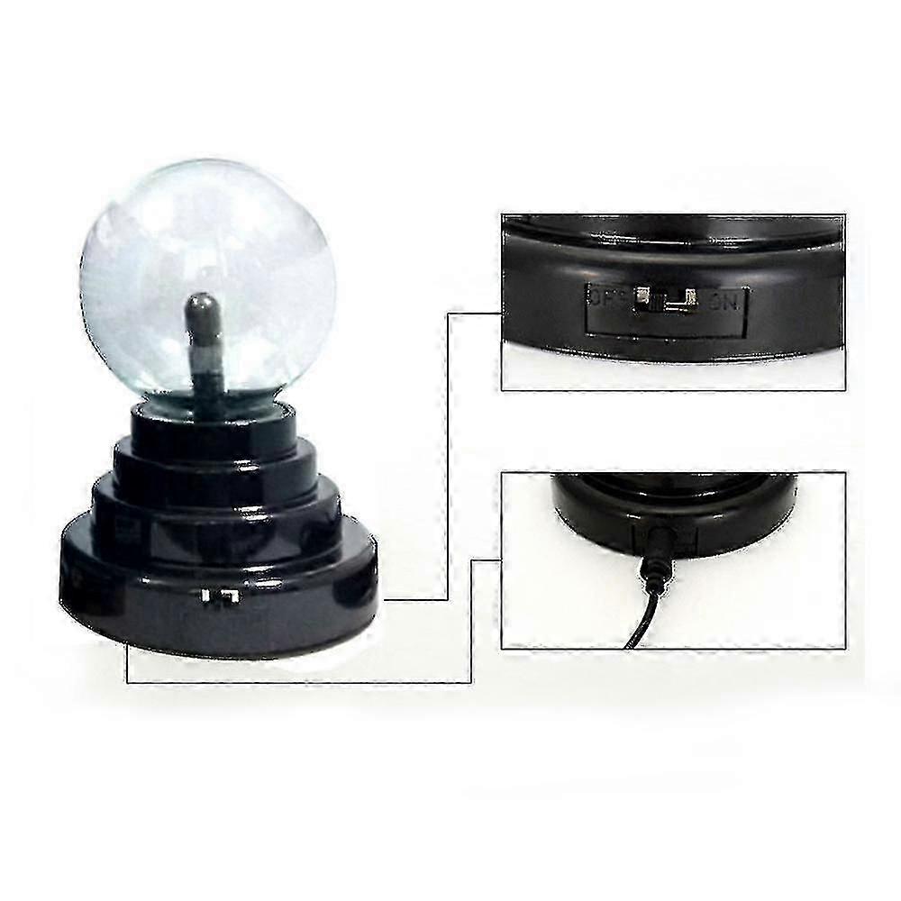USB Plasma Ball Electric Magic Light Touch Sensitive Battery Lamp