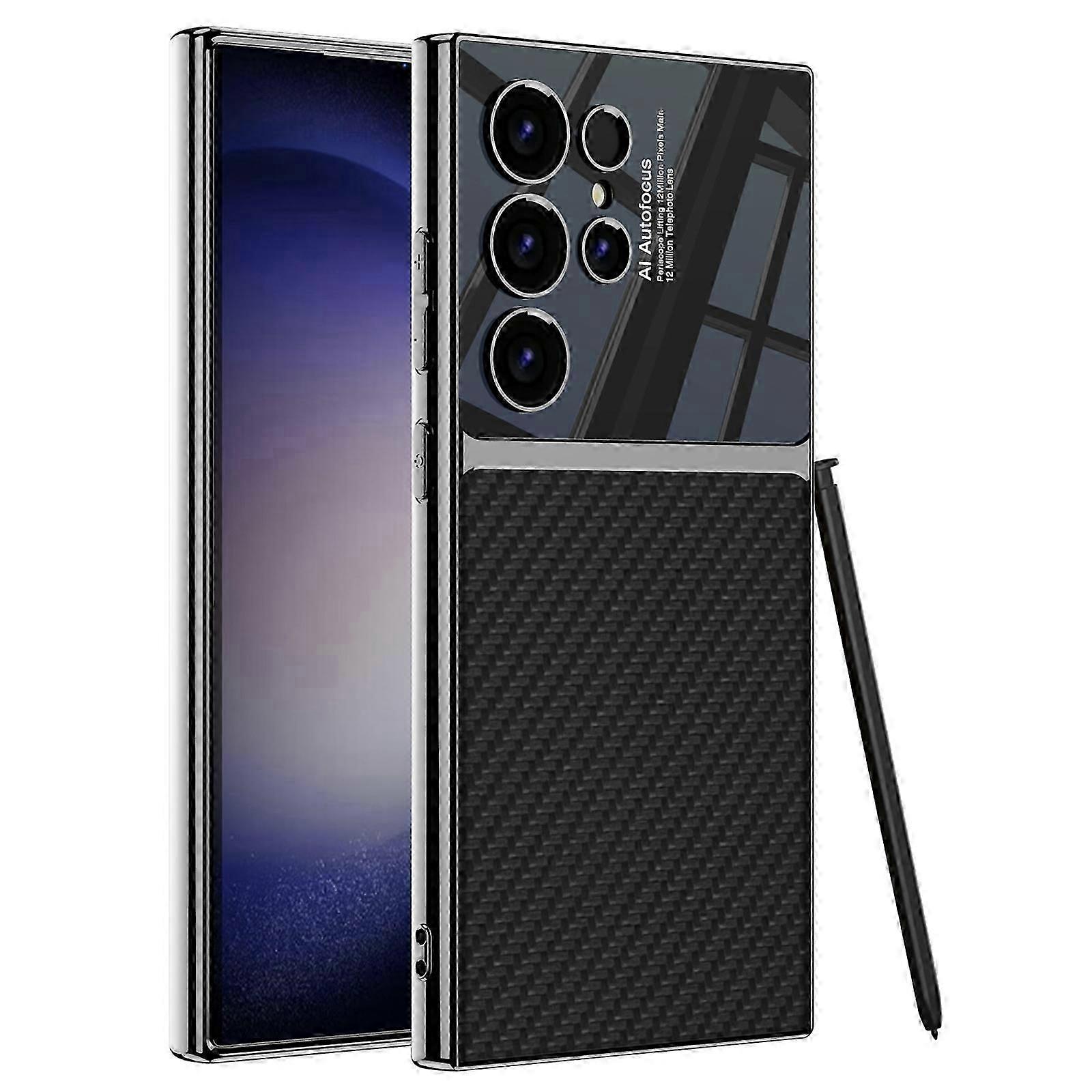 Samsung Galaxy S24 Kılıf için, 360 Tam Surround İnce Hafif Kılıf Deri, Düşme Önleyici Darbeye Dayanıklı Kılıflar