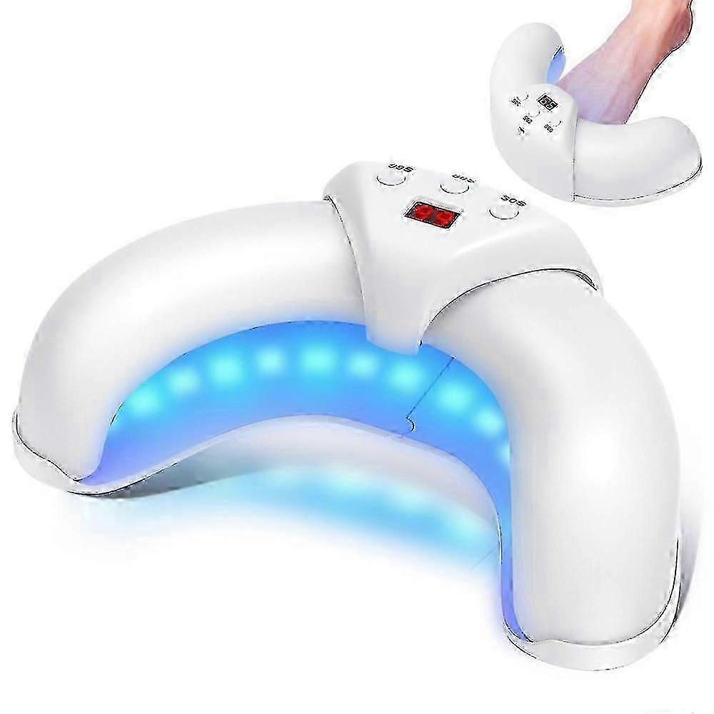 Appareil professionnel de traitement des champignons des ongles UV à lumière bleue de 905 nm et de 470 nm avec sèche-ongles laser à usage domestique